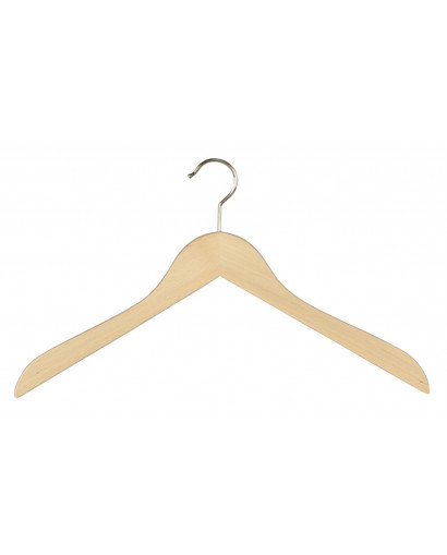 PLBL - Cintre en bois épaules avec encoches pour chemises robes et vestes -  Le Cintre Francais
